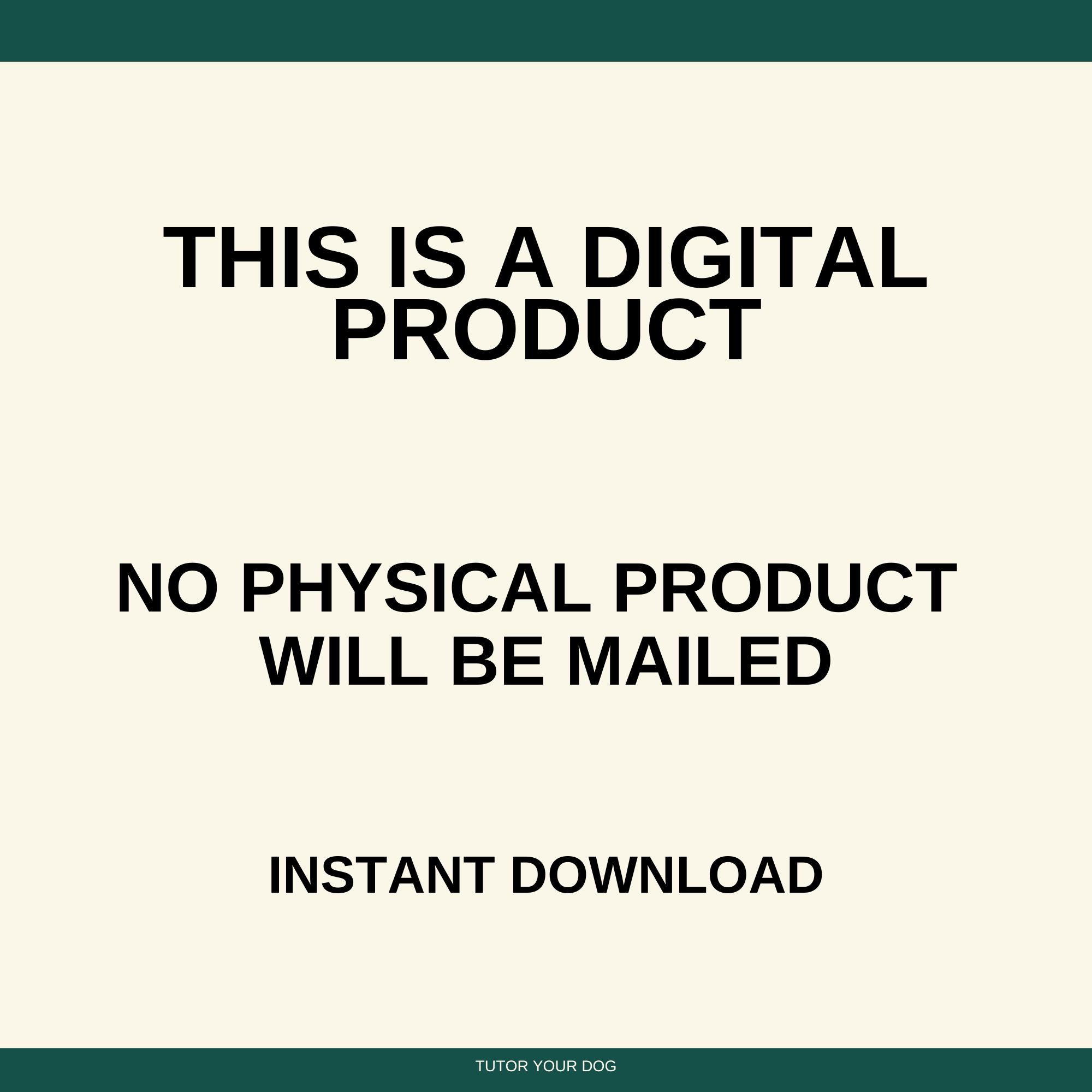 Digital Dog Training Planner & Tracker | Instant Download | 7 Sections With Hyperlinked Tabs| Dog Training Planner and Training Log - Image 9